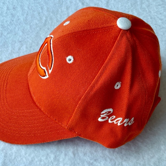 Chicago Bears Orange Baseball Hat Velcro Back - Picture 2 of 3